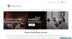 Desktop Screenshot of laraforlivet.se